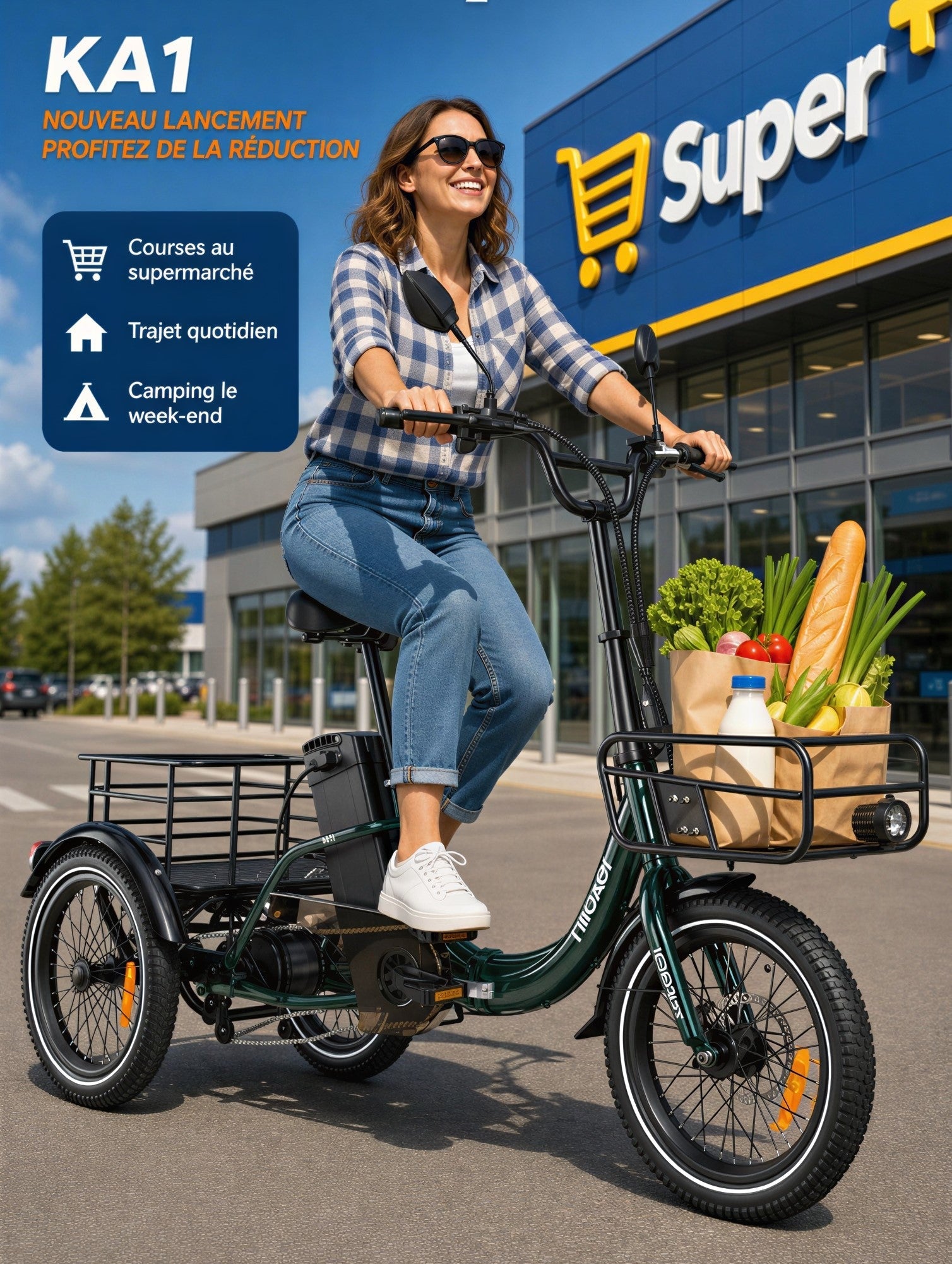 Faire ses courses en tricycle électrique : le guide pratique