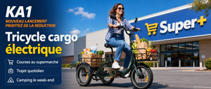 KA1 – Le tricycle électrique polyvalent pour la famille et le transport quotidien