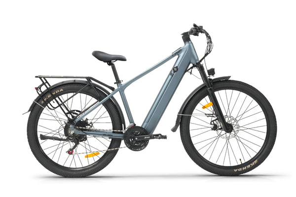 27.5" M-RAX, VTT Électrique 48V 350W, Batterie Amovible 13Ah, Autonomie 80 km, Shimano 21 Vitesses