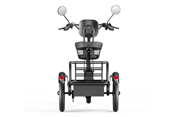 Cysum Tricycle électrique T1 Vélo Cruiser à 3 roues, vélo électrique pliable de 16 pouces Batterie au lithium de grande capacité 576 Wh Moteur 48V 55Nm