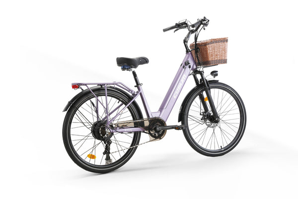 Cysum Vélo électrique X-City – Moteur 48 V 250 W, couple 45 Nm, batterie lithium 48 V 10,4 Ah, cadre ouvert, design unisexe pour les trajets quotidiens